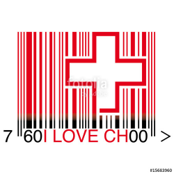 i love switzerland barcode