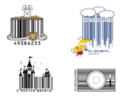 Check out these awesome Barcode art on Jagariko, a famous Japanese ...