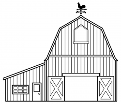 Barn Clipart Black And White | Clipart Panda - Free Clipart Images