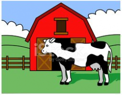 Cow and Barn stock vectors - Clipart.me