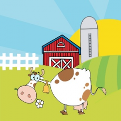 Cow Barn Clipart