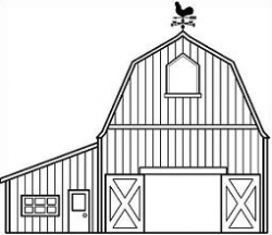 Free Barn Drawing Clipart