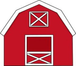 Barn pattern. Use the printable outline for crafts, creating ...