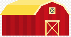 Granary Warehouse Barn - Red cartoon barn png download - 2740*1402 ...
