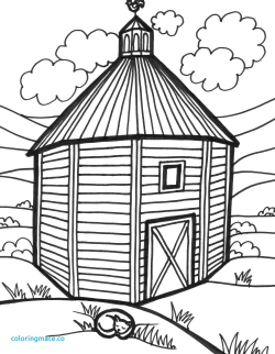 Simple Barn Drawing at GetDrawings.com | Free for personal use ...