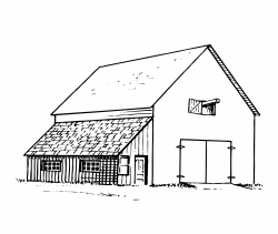 Old Barn Illustration Free Stock Photo - Public Domain Pictures