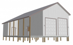 RV Pole Barn Garage Plans | RV Garage Plans