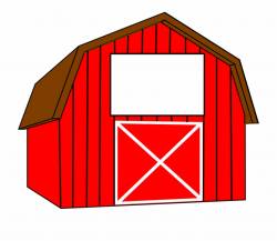 Clipart Farm Stable - Clip Art Red Barn Free PNG Images ...