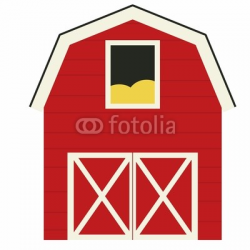 Old Red Barn Clipart