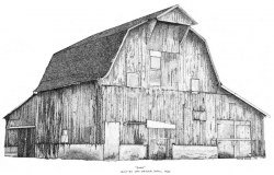 Rustic barn clipart - Clipartix