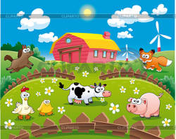 Farm Scene Clipart - Clip Art Guru