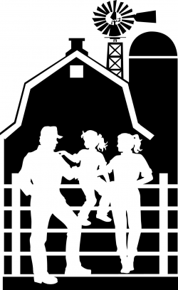 Farm Silhouette Clip Art | Iowa Beef Industry Council - May Beef ...