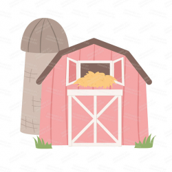 Farm clipart pink - Pencil and in color farm clipart pink