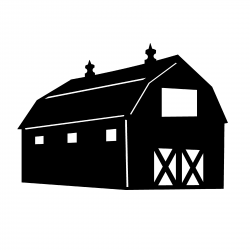 Best Free Black And White Farm Silhouette Cdr - Vector Art Library