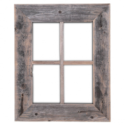 Rustic Barn Wood Window Framenot for pictures