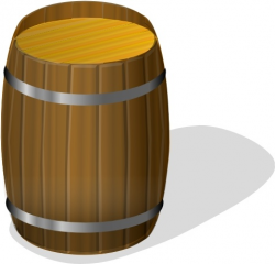 Wooden Barrel clip art Free vector in Open office drawing svg ( .svg ...