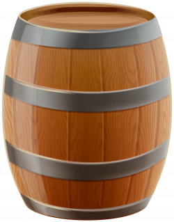 Wooden Barrel PNG Clip Art | Gallery Yopriceville - High ...