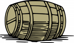 Half Whiskey Barrel Clipart