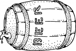 Beer Barrel clip art Free vector in Open office drawing svg ( .svg ...