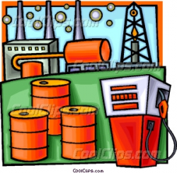 petroleum and gas refining Vector Clip art