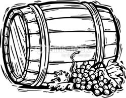 28+ Collection of Wine Barrel Clipart Black And White | High quality ...
