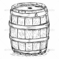 Old Wooden Barrel by nikiteev | GraphicRiver