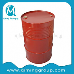 55 gallon or 200L steel drum with lids steel barrel-qiming packaging ...