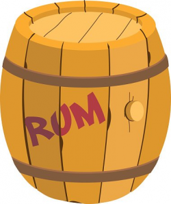 Wooden Barrel of Illustration ON The Pirate premium clipart ...