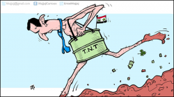 Bashar asad barrel TNT Syria war massacre by emadhajjaj on DeviantArt