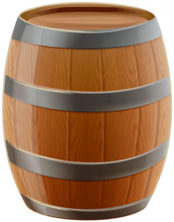 Wooden Barrel PNG Clip Art | Gallery Yopriceville - High-Quality ...