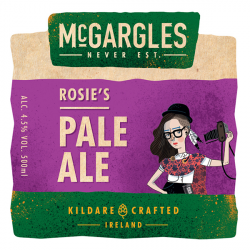 McGargles – Rosie's Pale Ale – 4.5% ABV, 30l Keg (53 Pints)