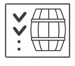 Barrel Clipart Whisky Barrel - Outline Of Whiskey Barrel ...