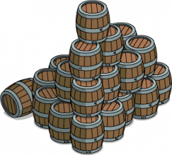 Wooden Barrel (pile) | The Simpsons: Tapped Out Wiki | FANDOM ...