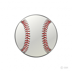 Baseball Ball Clipart Free Picture｜Illustoon