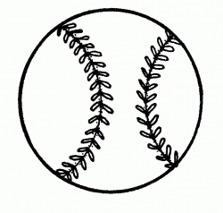 Unique Of Baseball Clipart Black And White - Letter Master