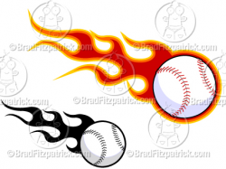 Cartoon Flaming Baseball! - See My Flaming Baseball Cartoon Pictures ...