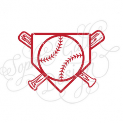 Baseball Home plate Logo SVG DXF PNG digital download file ...