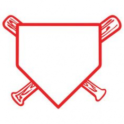 Softball ball and bat clipart - ClipartFox | Silhouette | Pinterest ...