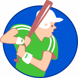 Clipart - Baseball Boy Icon