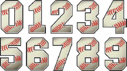 Baseball Numbers Designs | Silhouette | Pinterest | Baseball numbers ...
