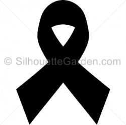 Cancer ribbon silhouette clip art. Download free versions of the ...