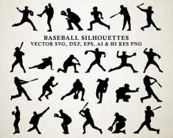 Baseball Silhouette, Baseball Clipart, Baseball Clip Art, PNG ...