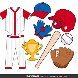 Baseball Clipart, Sports Clipart, Boys Clip Art, Vector Graphics Digital  Clip Art INSTANT DOWNLOAD CLIPARTS C75