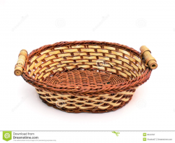 Empty Fruit Basket Clipart