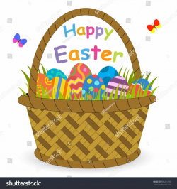 Easter Egg Basket Clipart | sparkassess.com