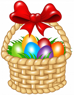 Easter Basket Transparent PNG Clip Art Image | Gallery Yopriceville ...
