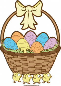 Easter Basket Clipart Black And White Images | Easter Day ...