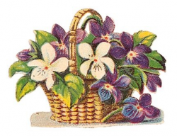Free Vintage Flowers Clip Art - Vintage Holiday Crafts