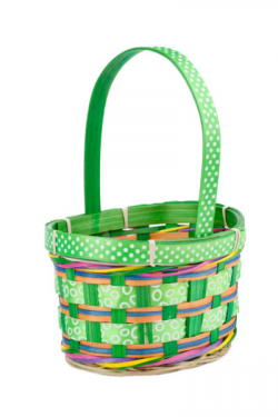 Small green basket - stock photo free