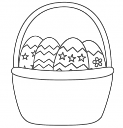 Printable Easter Basket Clipart